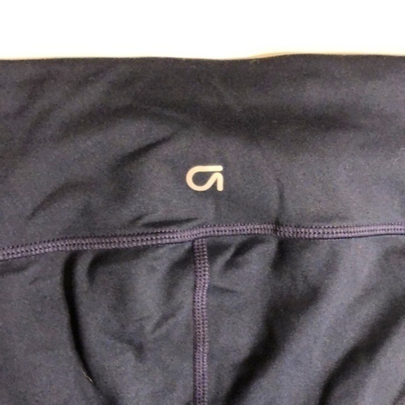 GapFit Leggings, Mint/Navy Stripe - Picture 10 of 10